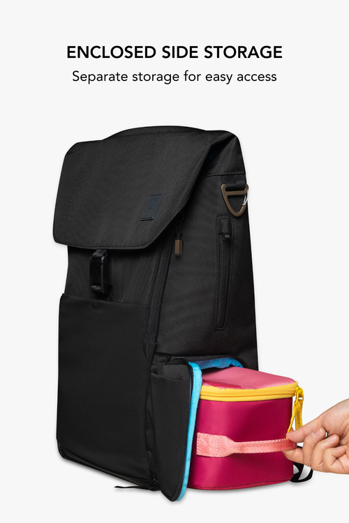 Everyday Diaper Backpack & Changing Wallet Bundle / Mid(dle of the)night Black