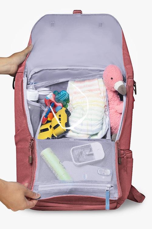 Everyday Diaper Backpack & Changing Wallet Bundle / Sundown Sienna
