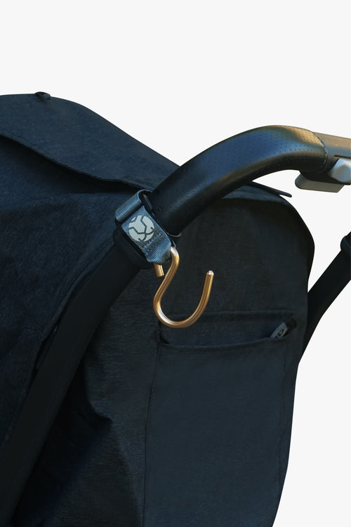 Essential Stroller Hooks / Dusky Blue