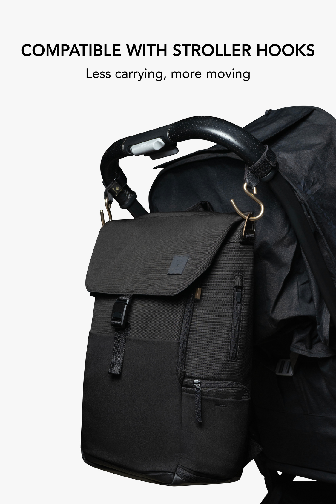 Everyday Diaper Backpack / Mid(dle of the)night Black