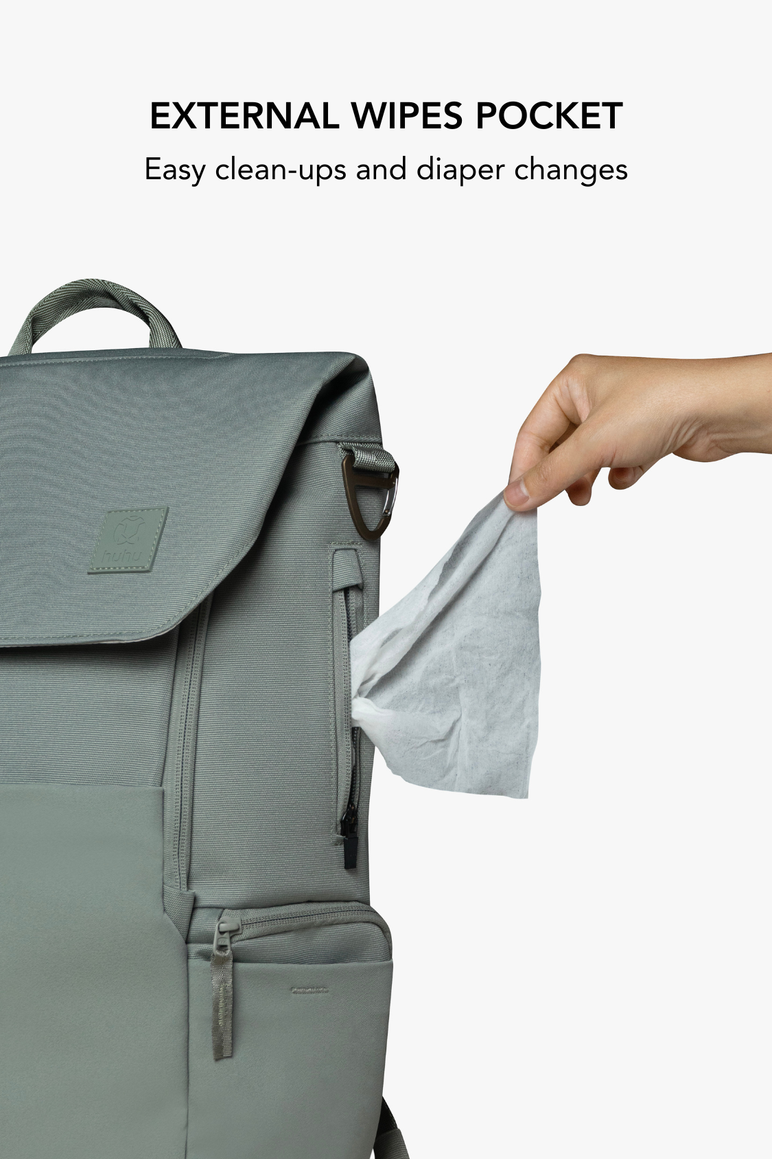 Everyday Diaper Backpack / Outdoorsy Sage