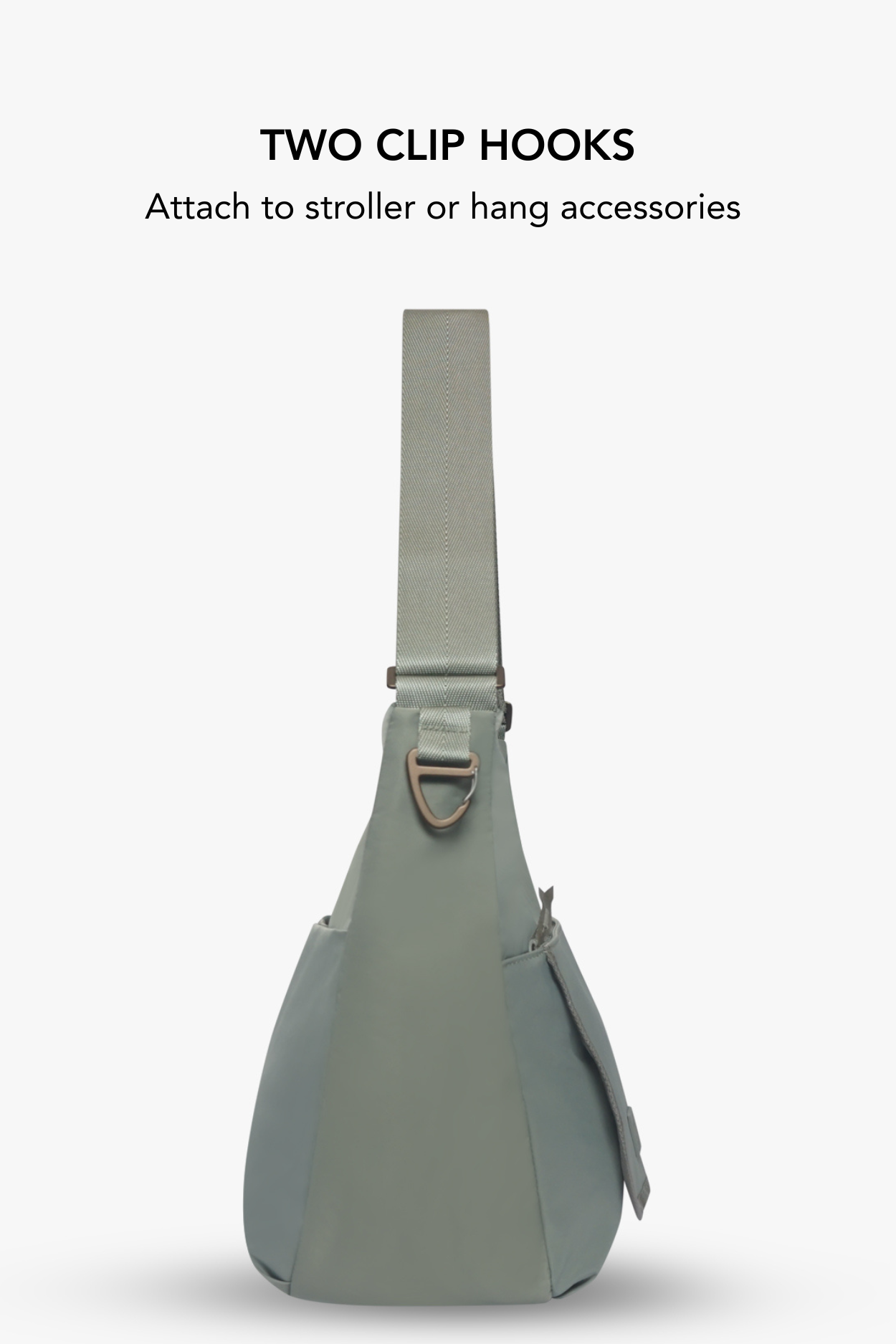 Roam Crossbody Diaper Bag / Outdoorsy Sage