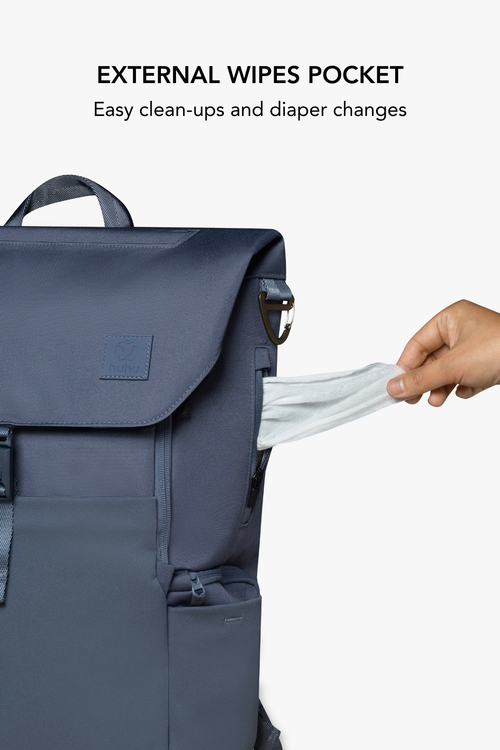 Everyday Diaper Backpack / Dusky Blue