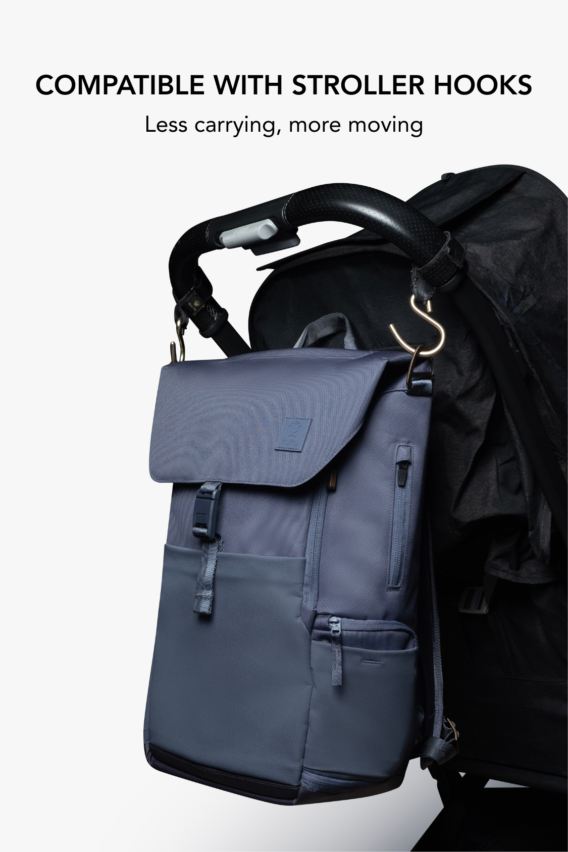 Everyday Diaper Backpack / Dusky Blue
