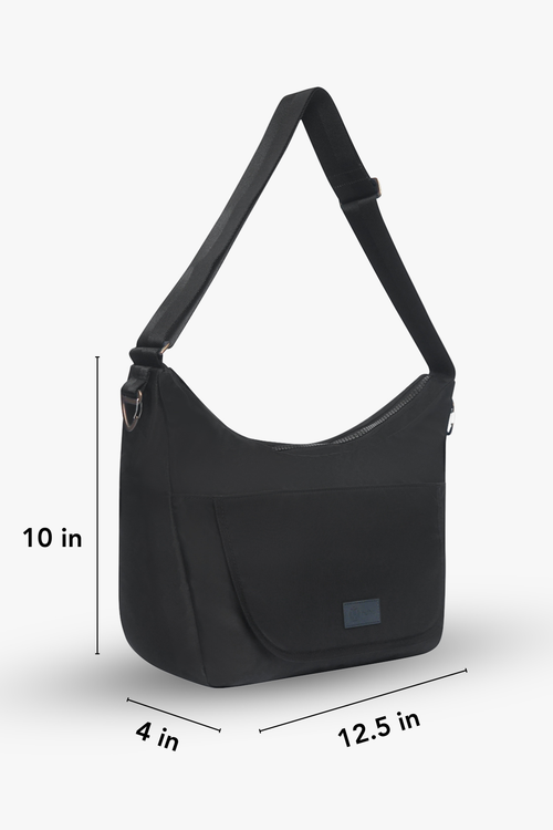 Roam Crossbody Diaper Bag / Mid(dle of the)night Black