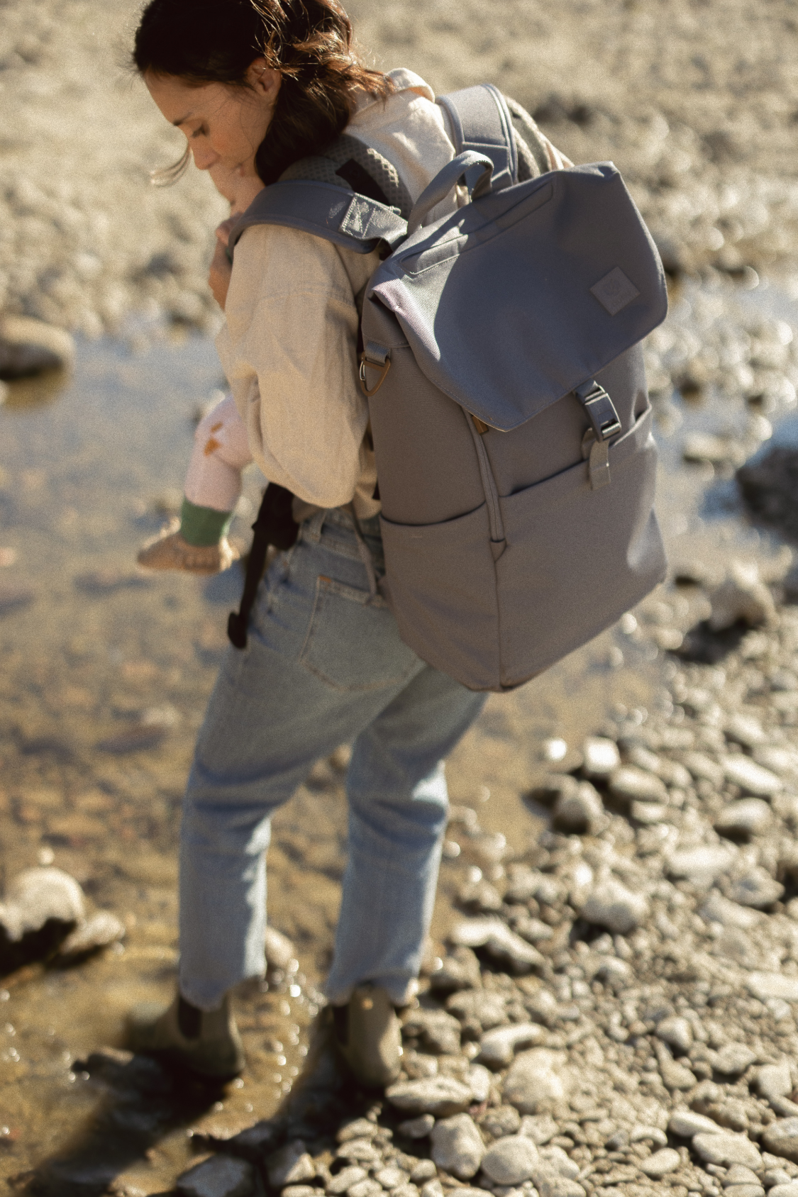 Everyday Diaper Backpack / Dusky Blue