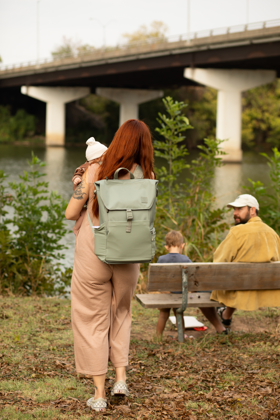 Everyday Diaper Backpack / Outdoorsy Sage