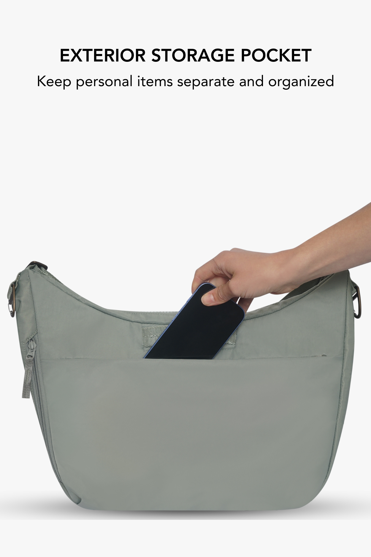 Roam Crossbody Diaper Bag / Outdoorsy Sage