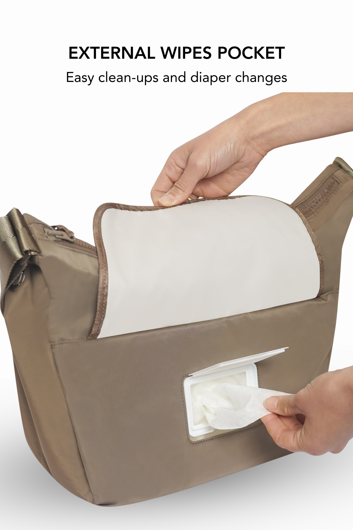 Roam Crossbody Diaper Bag / Wild Terra