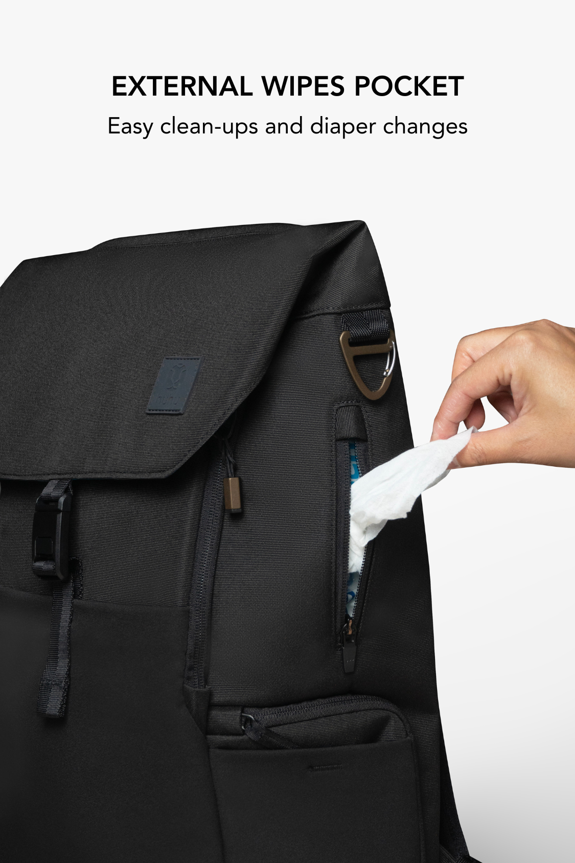 Everyday Diaper Backpack / Mid(dle of the)night Black