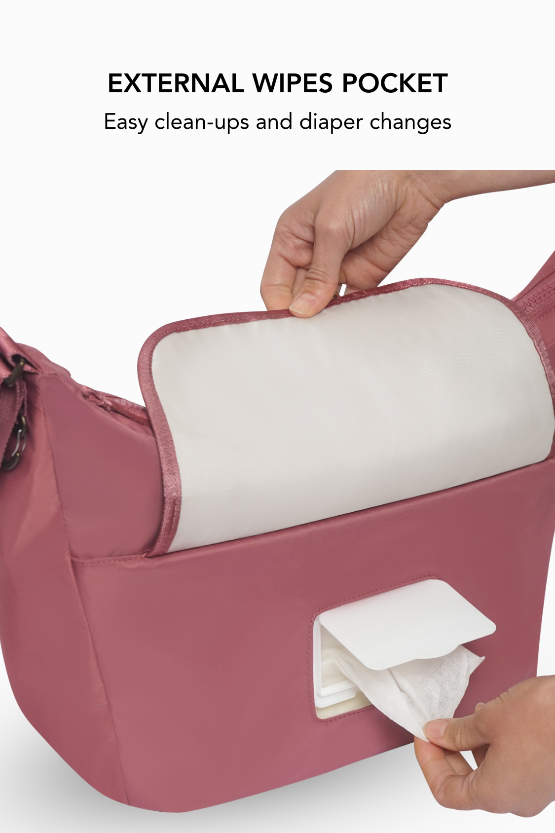 Roam Crossbody Diaper Bag / Sundown Sienna