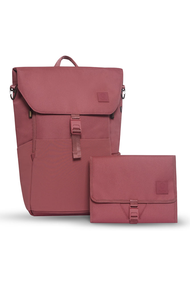 Diaper Backpack & Changing Wallet Bundle Sundown Sienna