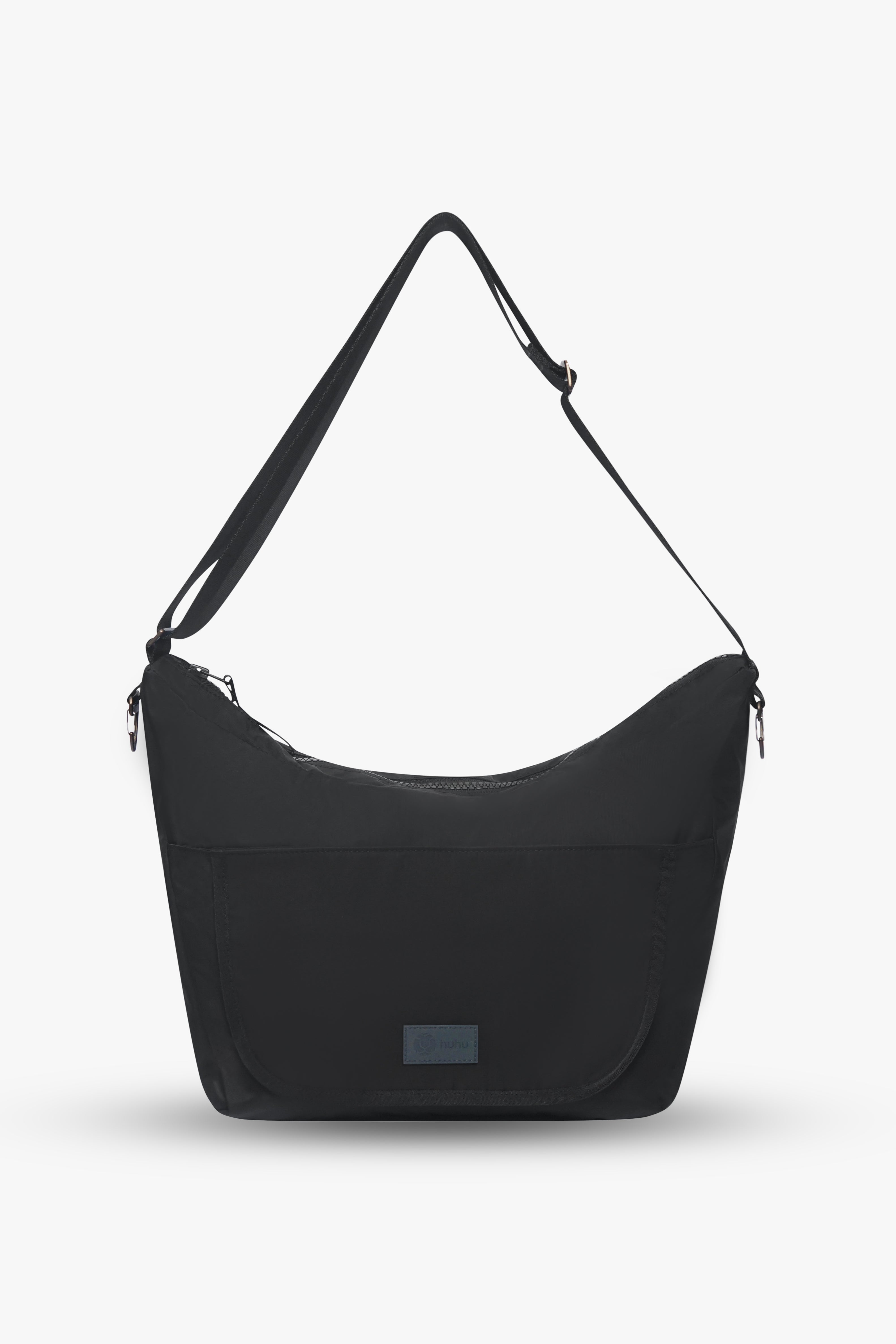 Roam Crossbody Diaper Bag – Black | Huhu